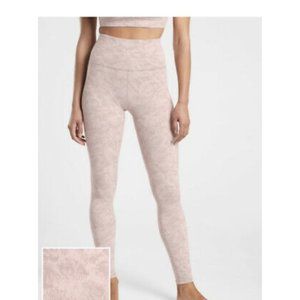 FREE SHIP | NWT Athleta Textured Elation Tight. Medium. Soft pink.